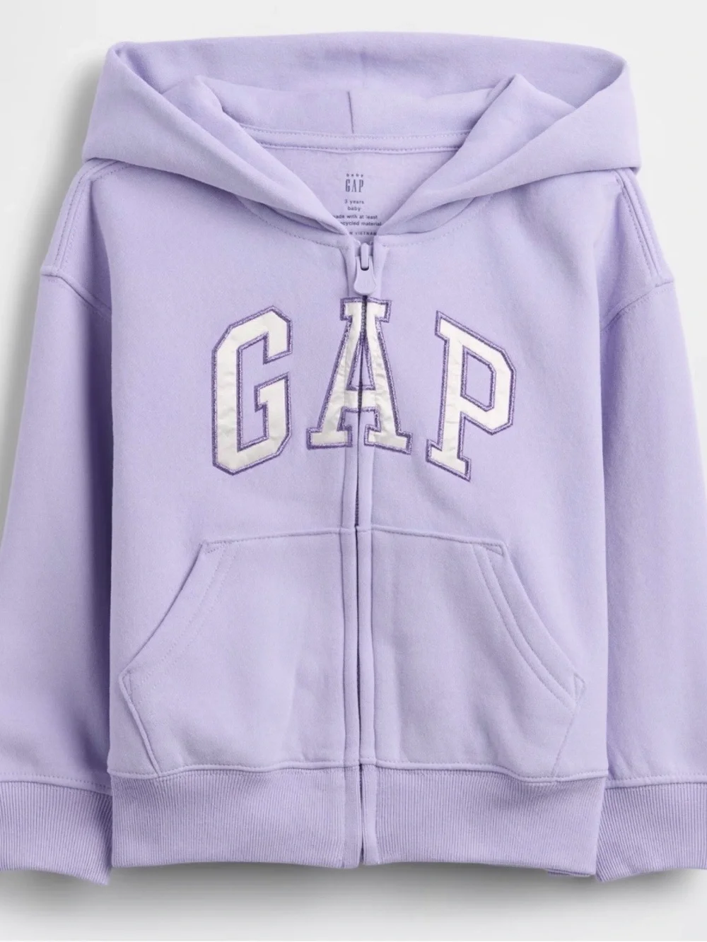 Baby Gap VintageSoft Zip Hoodie Orchid 12-18m